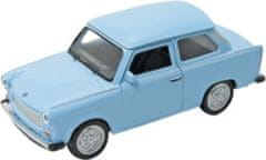 Welly Autíčko na spätné natiahnutie Trabant 601 modrý