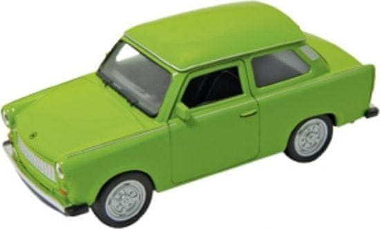 Welly Autíčko na spätné natiahnutie Trabant 601 zelený
