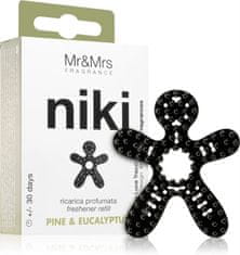 Mr&Mrs Fragrance Náplň Autovůně Niki Pine & Eucalyptus