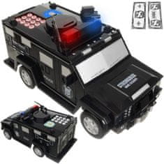 ISO Pokladnička - Policajné auto čierne