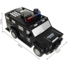 ISO Pokladnička - Policajné auto čierne