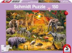 Schmidt Puzzle Africké zvieratá 150 dielikov