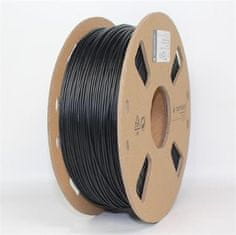 Gembird tlačová struna (filament), PLA flexibilná, 1,75mm, 1kg, čierna