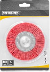 Strend Pro Kefa Strend Pro AWB-038, 100 mm, okružná, nylon, so stopkou