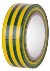 Strend Pro Páska E130YGR, zelenožltá, izolačná, lepiaca, 19 mm, L-10 m, PVC