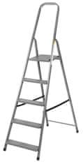 Strend Pro Schodíky Strend Pro ST-D4, 4 stupienkové, oceľové, rebrík, 149 cm, nosn. 125 kg