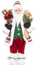 Strend Pro Dekorácia MagicHome Vianoce, Santa s lyžami, 80 cm