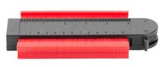 Strend Pro Šablóna na obkreslenie tvarov Strend Pro DG680, 125x101 mm, s uzamknutím vzoru a magnetom