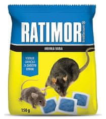 Ratimor Návnada RATIMOR Brodifacoum fresh bait, na myši a potkany, 150 g, mäkká