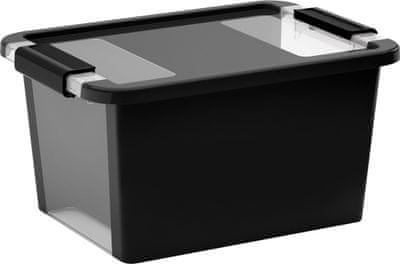Kis Box s vekom KIS Bi-Box S, 11 lit., čierny, 26x36,5x19 cm