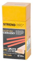 Strend Pro Ceruzka Strend Pro, tesárska, 176 mm, hranatá, čierna tuha, Sellbox 50 ks