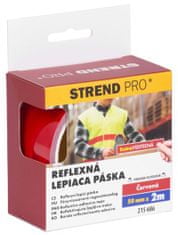 Strend Pro Páska Strend Pro, reflexná, samolepiaca, extra vidieľná, červená, 50 mm x 2 m