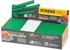 Strend Pro Ceruzka Strend Pro, murárska, 250 mm, čierna tuha, hranatá, na kameň, Sellbox 72 ks