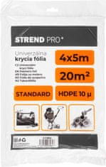 Strend Pro Fólia krycia Strend Pro Standard, maliarska, 4x5 m, 10µ, zakrývacia