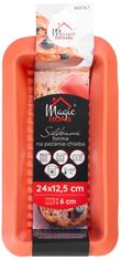 Strend Pro Forma MagicHome, na pečenie, na chlieb/bochník, silikón, červená, 24x12,5 cm