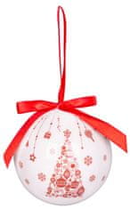Strend Pro Gule MagicHome Vianoce, so stromčekmi, 14 ks, 7,5 cm, červeno/biele, na vianočný stromček
