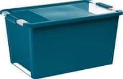 Kis Box s vekom KIS Bi-Box L, 40 lit., tyrkysový, 35x55x28 cm
