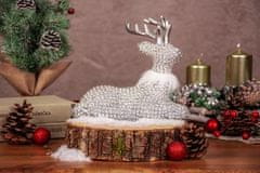 Strend Pro Dekorácia MagicHome Vianoce, Sob sediaci, 19x17 cm