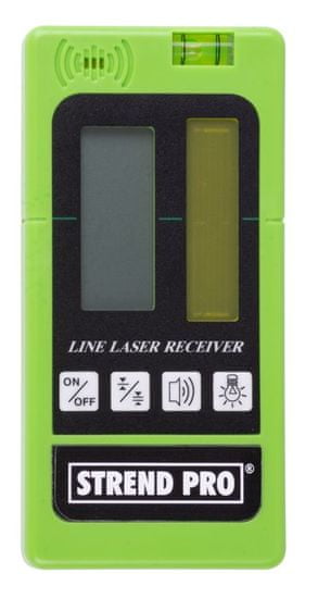 Strend Pro Detektor Strend Pro GREEN and RED, zelený lúč, diaľkový príjimač k laseru, univerzalny