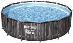 Bestway Bazén Bestway Steel Pro MAX, 5614Z, 427x107 cm, kartušová filtrácia, rebrík, plachta,