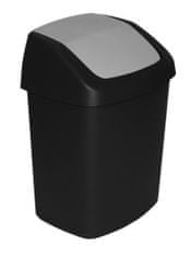 CURVER Kôš Curver SWING BIN, 15 lit., 24.8x30.6x41.8 cm, čierny/sivý, na odpad