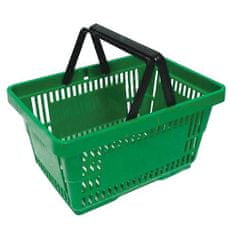 Strend Pro Košík Racks Shopper, 20 lit., zelený, nákupný
