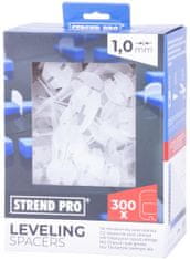 Strend Pro Medzerník Strend Pro LS230T, nivelačný, pod obklad, 1.0 mm, bal. 300 ks, plast biely
