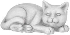 Strend Pro Dekorácia MagicHome, Mačka, sivá, keramika, 41x23x18 cm