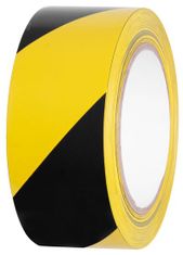 Strend Pro Páska Strend Pro, 50 mm, L-33 m, PVC, lepiaca, výstražná, žltá/čierna