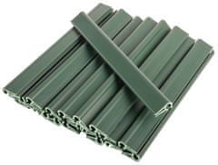 Strend Pro Klipsy Strend Pro EUROSTANDARD, na uchytenie tieniacej pásky 19 cm, zelená, RAL6005, bal. 20 ks