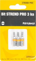 Strend Pro Bit Strend Pro Plochý 0,6x4, bal. 3 ks