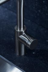 KFA armatura Duero basic drezová batéria s otočnou vyťahovacou sprchou a prepínaním, inox (6623-110-22)