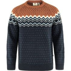 Övik Knit Sweater M, dark navy-terracotta brown, xl