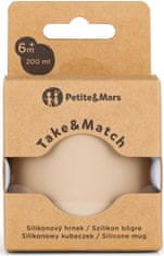 Petite&Mars Hrnček silikónový Take&Match Desert Sand 6m+