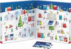 EuroGraphics Puzzle Adventný kalendár: Vianočné mesto 24x50 dielikov