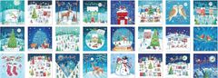EuroGraphics Puzzle Adventný kalendár: Vianočné mesto 24x50 dielikov