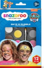 Snazaroo Sada 8 farieb na tvár Tlapková patrola: Skye & Rubble