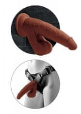 Pipedream King Cock plus - 3D Triple Density Cock with Swinging Balls 8"