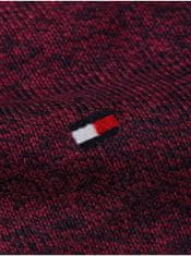 Tommy Hilfiger Vínový pánsky sveter s prímesou kašmíru Tommy Hilfiger XXL