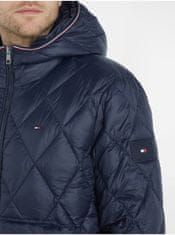 Tommy Hilfiger Tmavomodrá pánska zimná prešívaná bunda Tommy Hilfiger XL