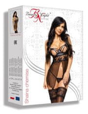 Beautynight Dámska erotická košieľka Shaina chemise, čierna, L/XL