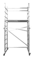 Max Mobilné Rebríkové lešenie hliníkové IKAR s plošinou 2x10