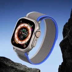 Dux Ducis Sport Velcro remienok na Apple Watch 38/40/41mm, blue/gray