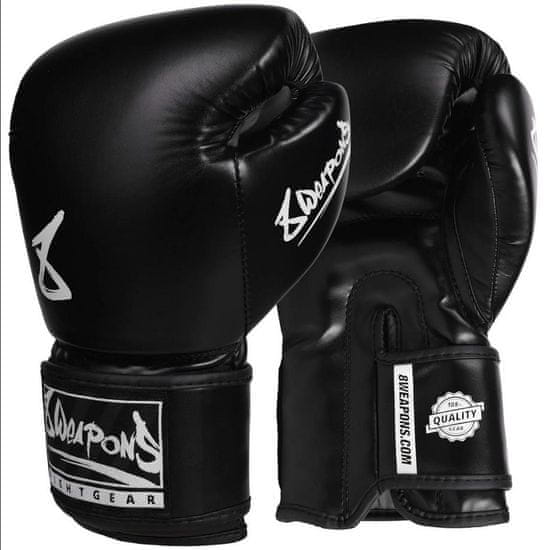 Fairtex 8 WEAPONS Boxerské rukavice Pure - čierna/biela