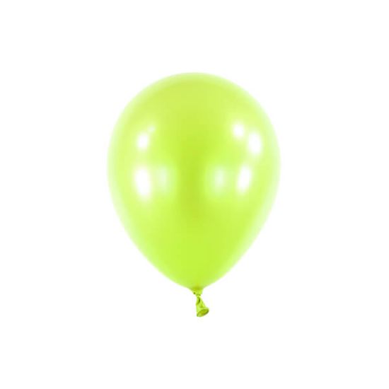 Amscan Balóny metalické kiwi zelené 13cm 100ks