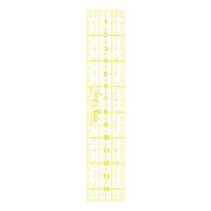 Donwei Rastrové pravítko 3x15cm M0315-YW žlté