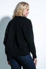 Fobya dámsky sveter na gombíky Mille tmavosivý 42-44