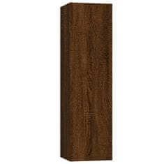 Vidaxl 6-dielna súprava TV skriniek hnedý dub spracované drevo