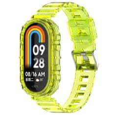 Techsuit Remienok na hodinky - Xiaomi Mi Band 8 / 8 NFC - Žltá KP29290