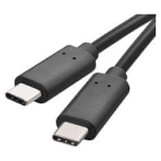 EMOS Nabíjací a dátový kábel USB-C 3.1 / USB-C 3.1, 1 m, čierny